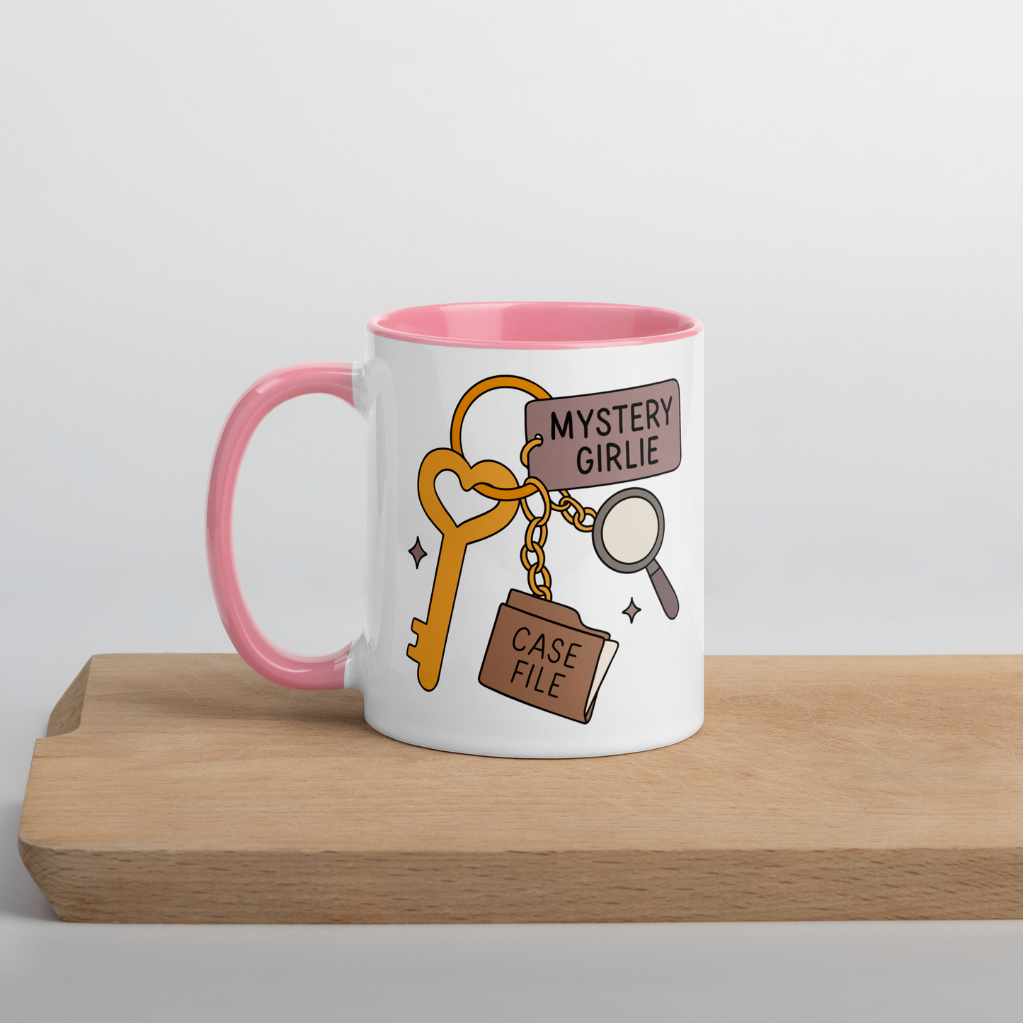 Mystery Girlie Bookish Color Mug