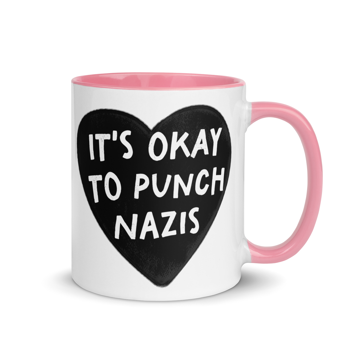 It's Okay to Punch Nazis Color Mug