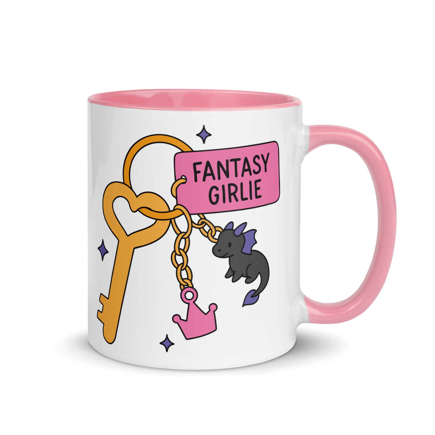 Fantasy Girlie Bookish Color Mug