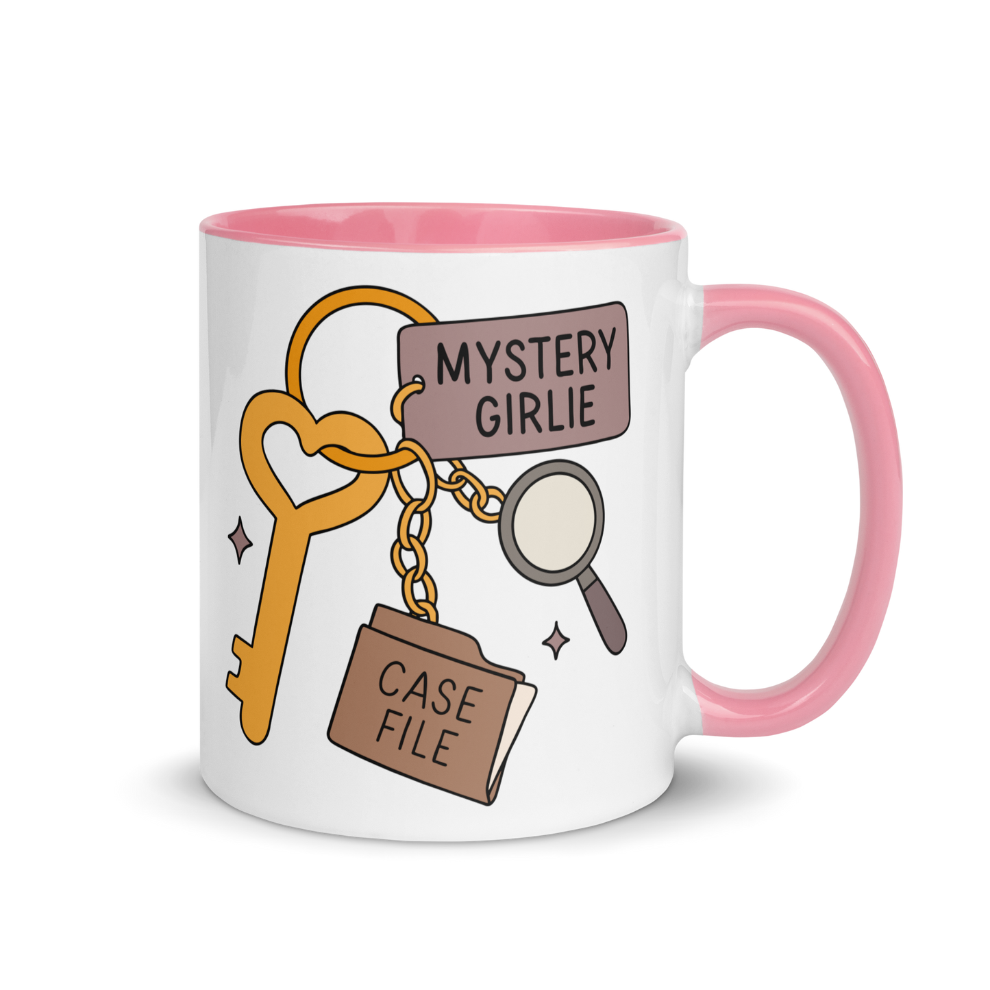 Mystery Girlie Bookish Color Mug