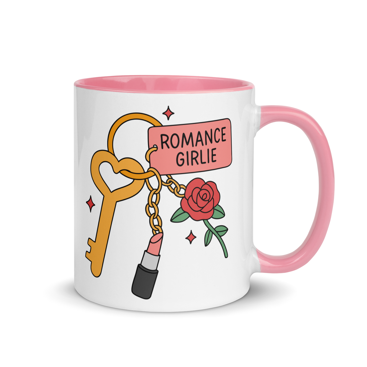 Romance Girlie Bookish Color Mug