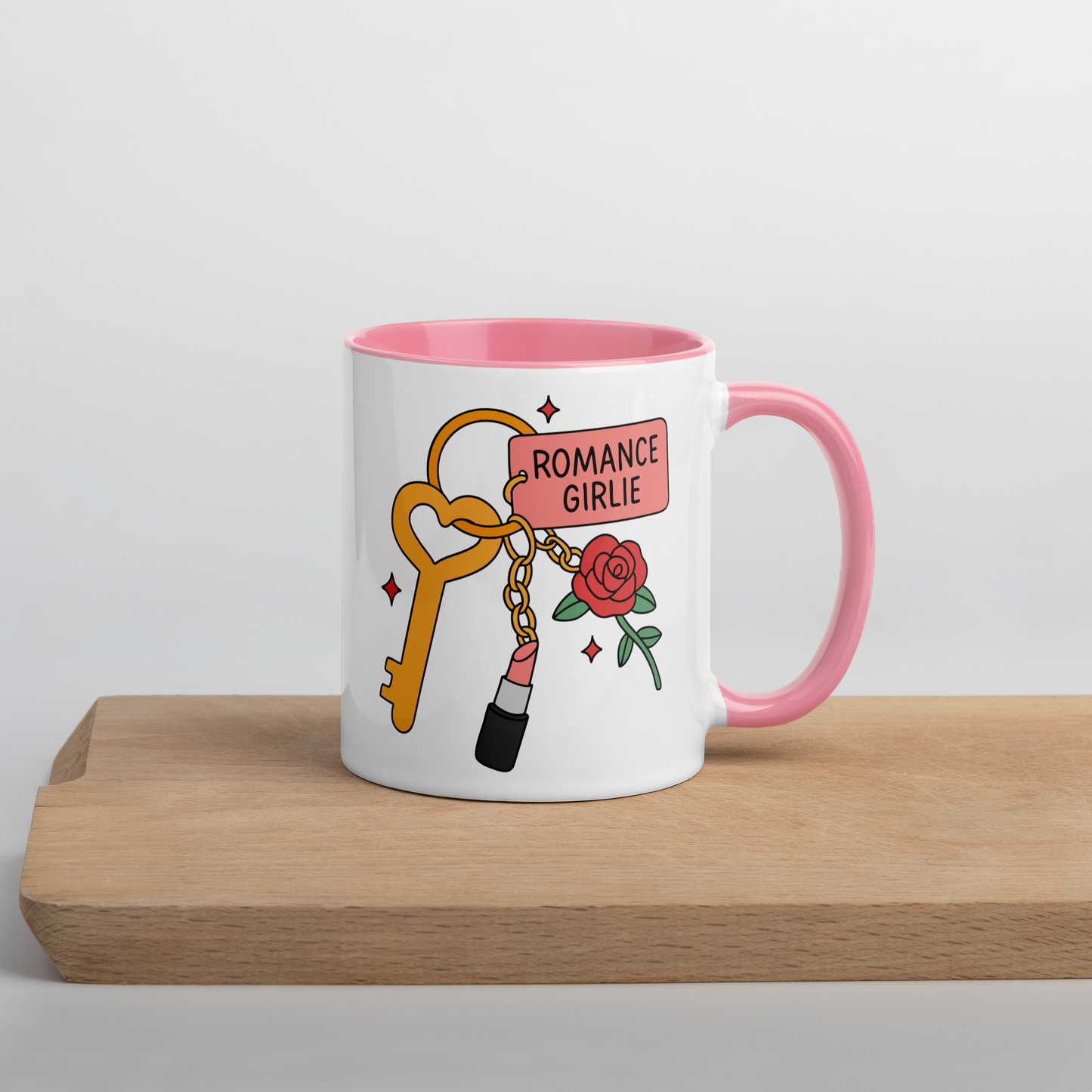 Romance Girlie Bookish Color Mug
