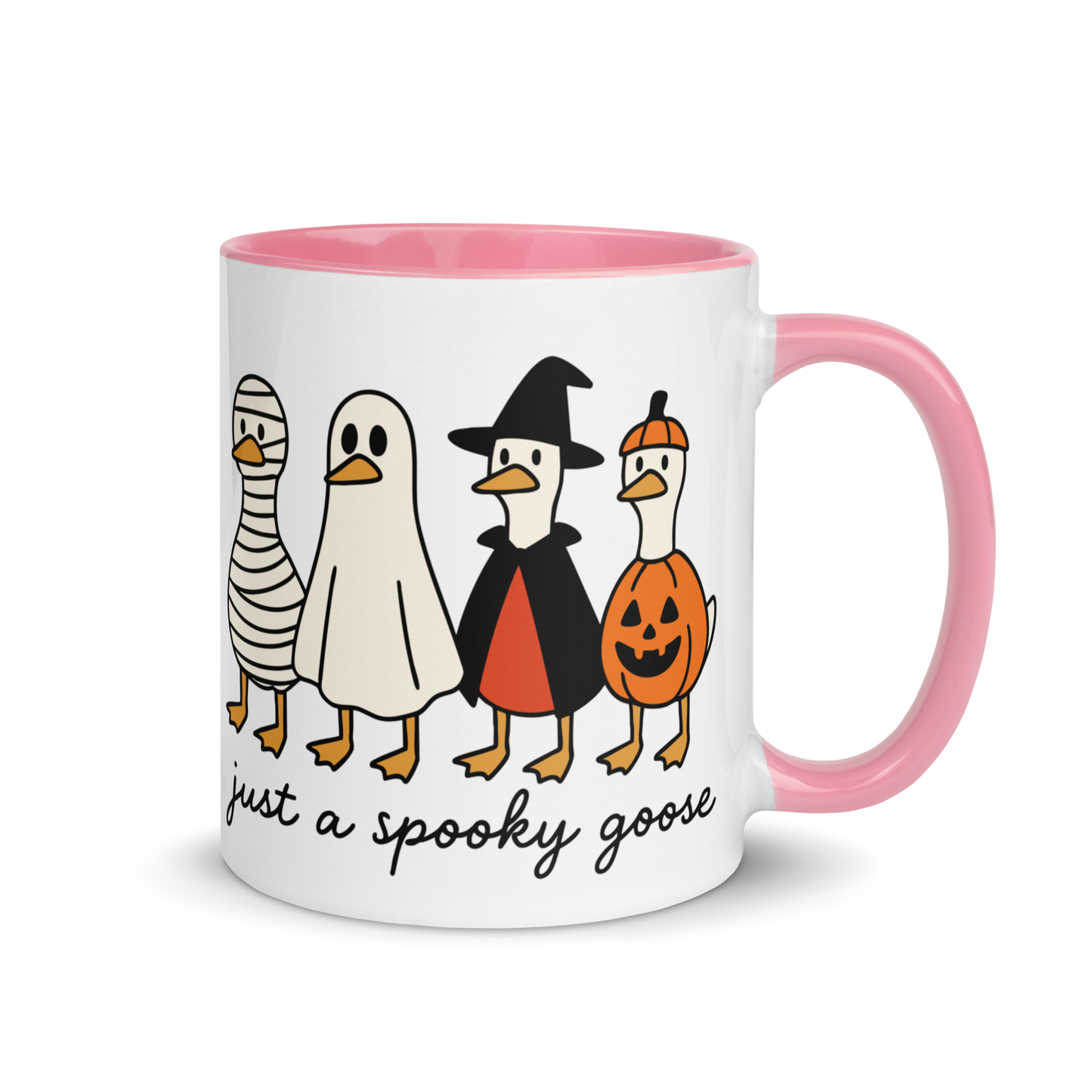 Just a Spooky Goose Halloween Color Mug