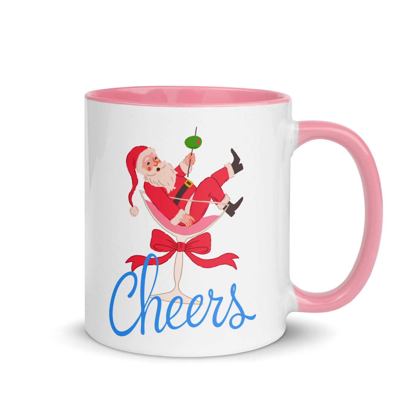 Cheers Santa Christmas Color Mug
