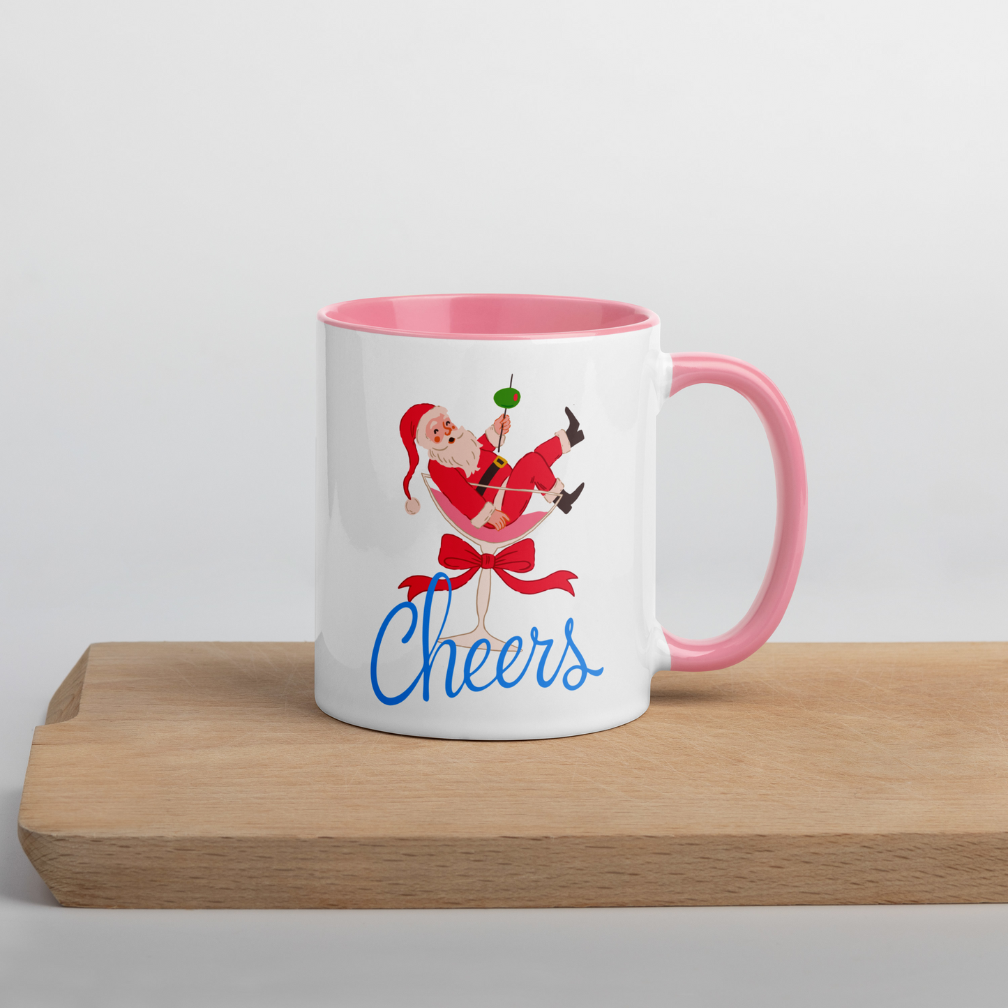 Cheers Santa Christmas Color Mug