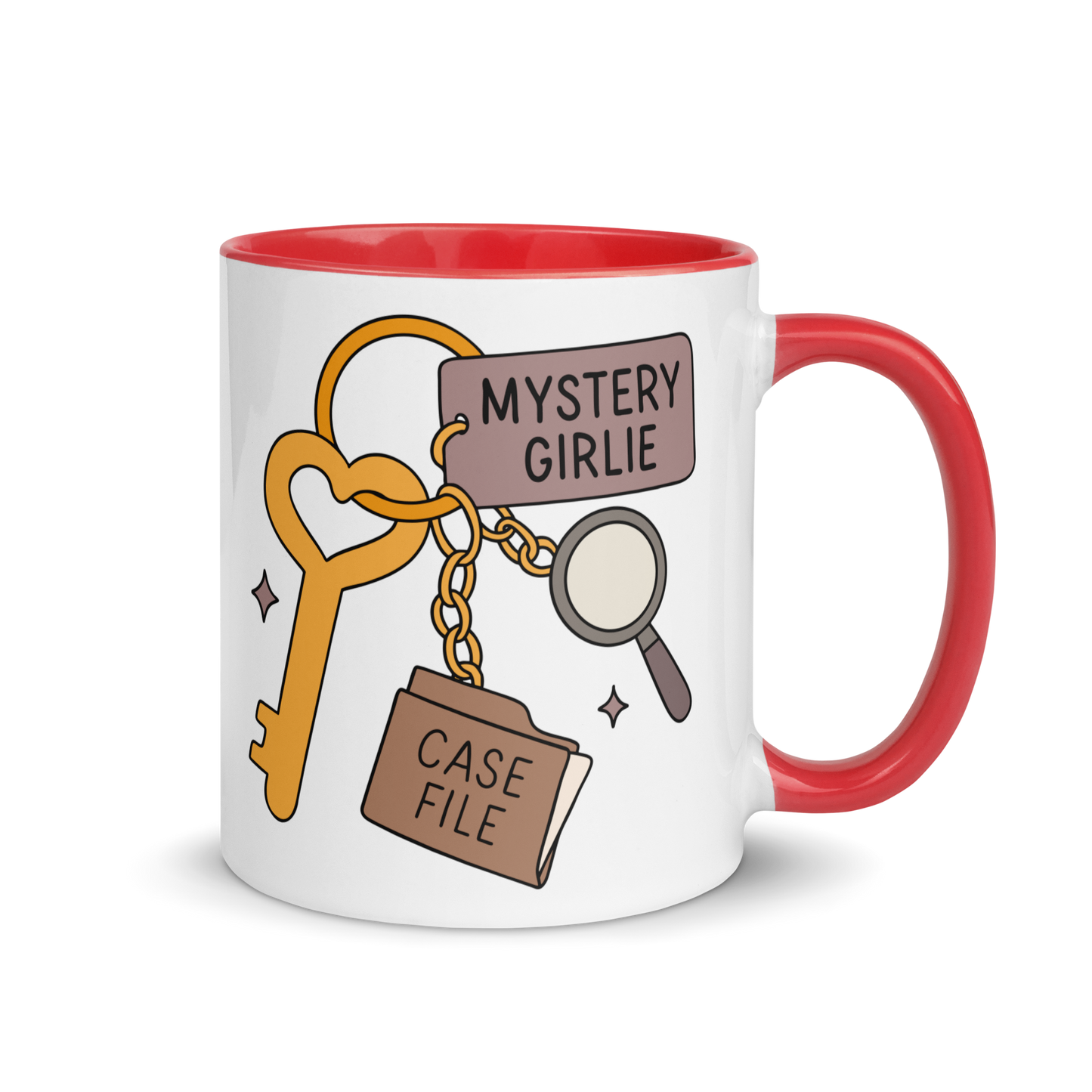 Mystery Girlie Bookish Color Mug