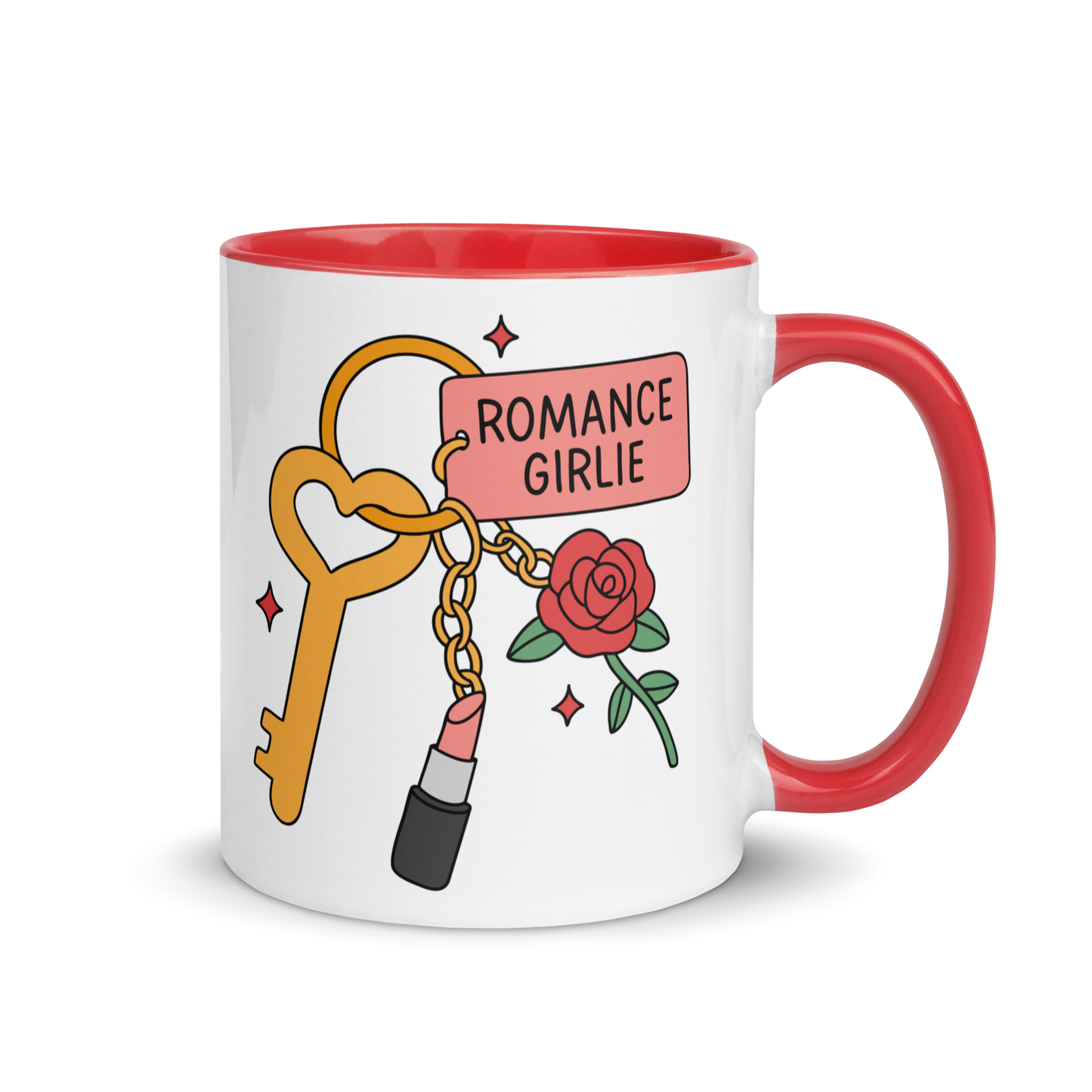 Romance Girlie Bookish Color Mug