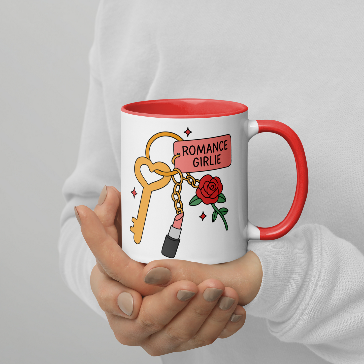 Romance Girlie Bookish Color Mug
