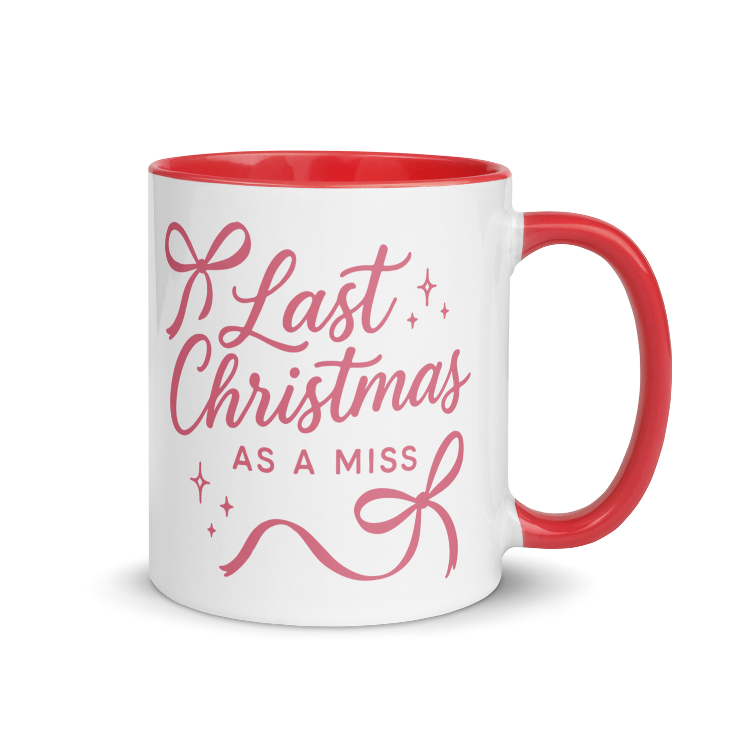 Last Christmas as a Miss Bride Color Mug