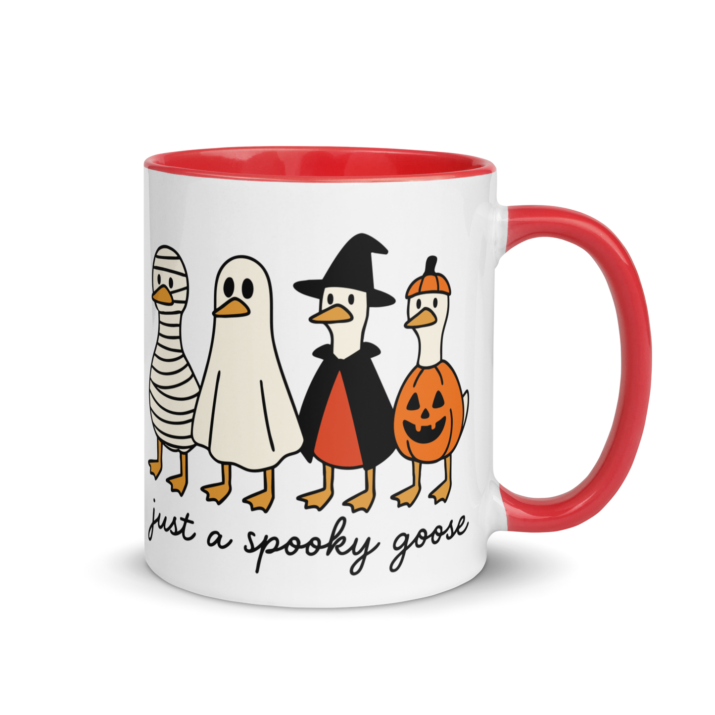 Just a Spooky Goose Halloween Color Mug