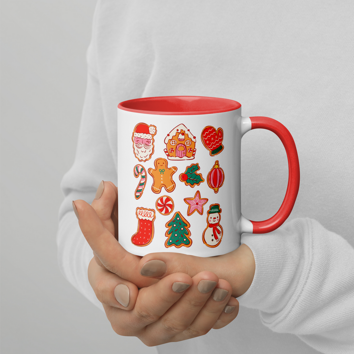 Gingerbread Cookies Christmas Color Mug