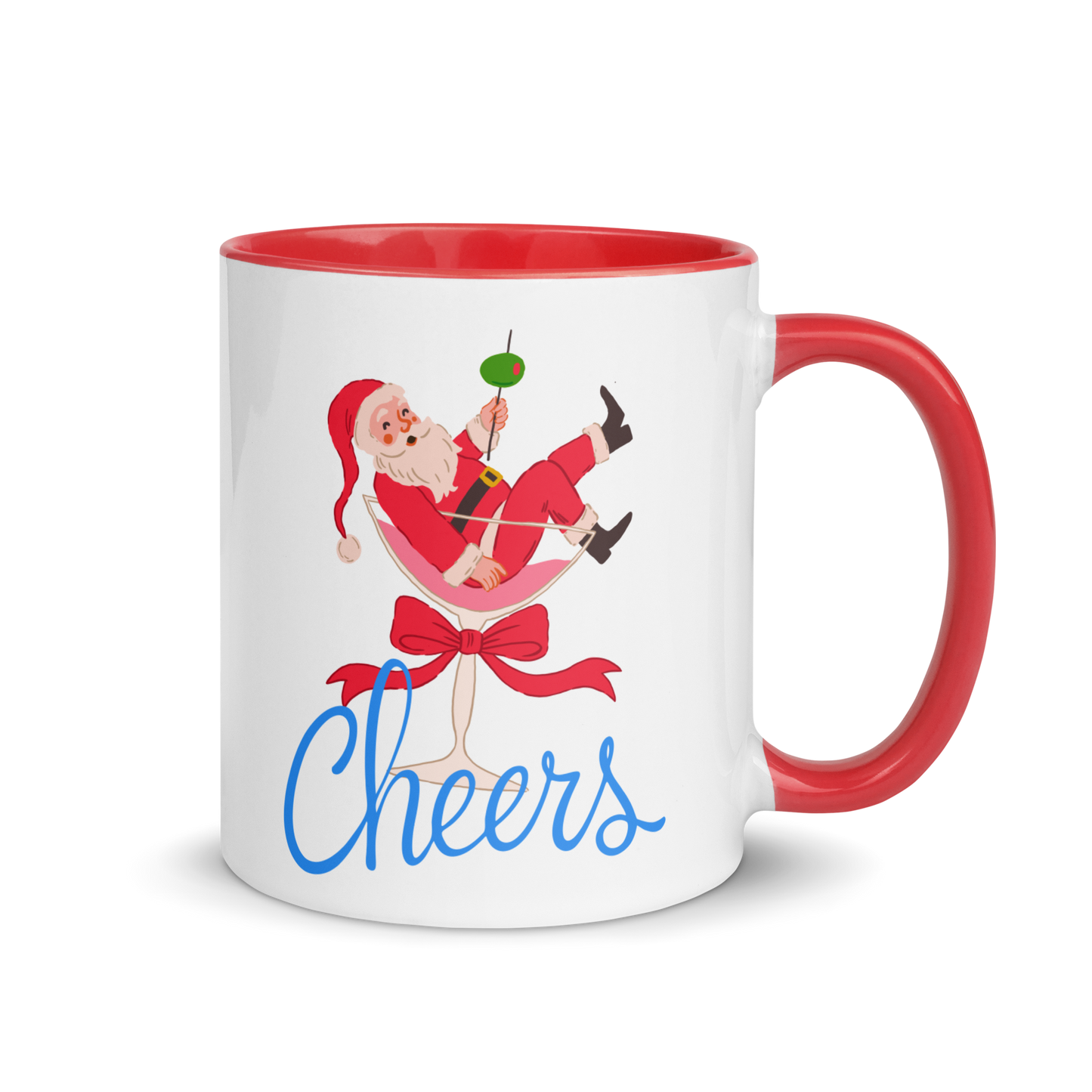Cheers Santa Christmas Color Mug