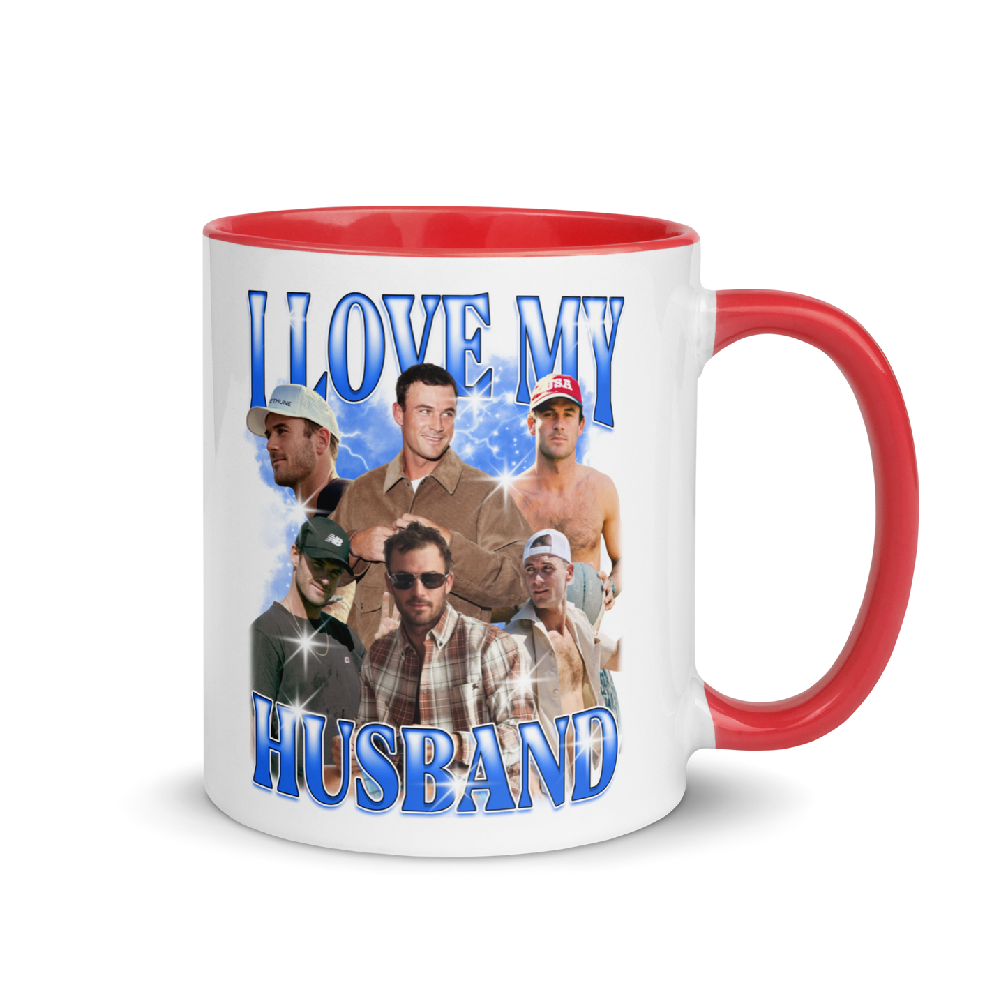 CUSTOM I Love My Husband Photo Bootleg Mug
