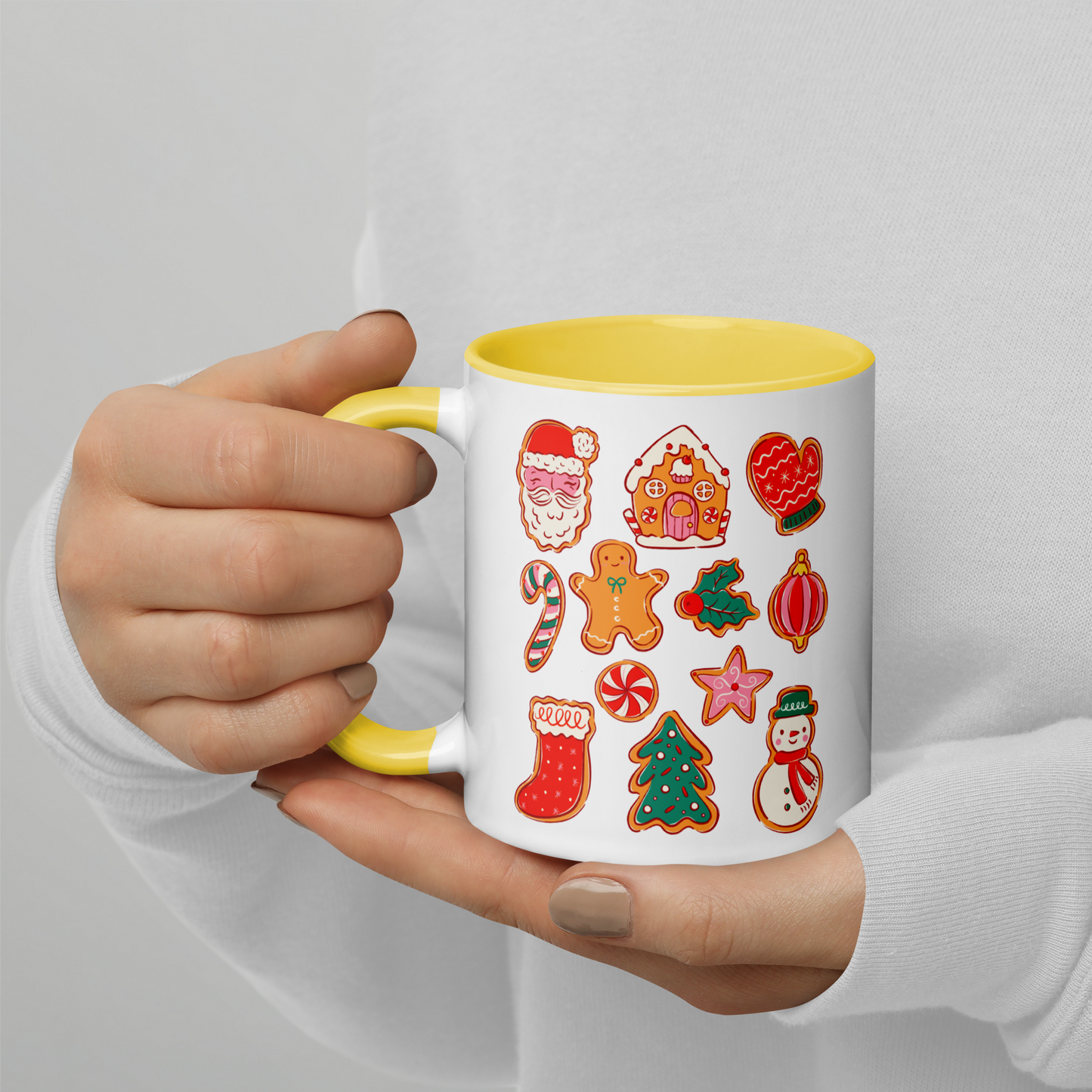 Gingerbread Cookies Christmas Color Mug
