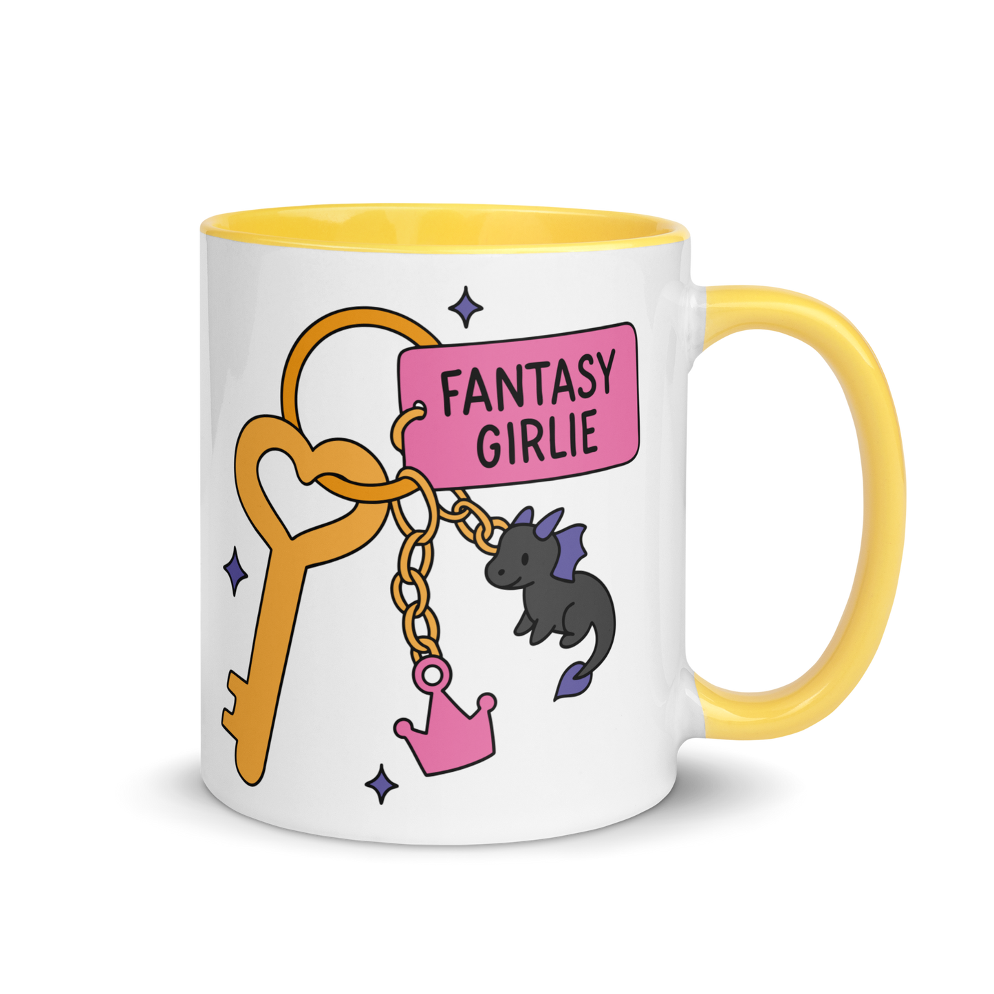 Fantasy Girlie Bookish Color Mug