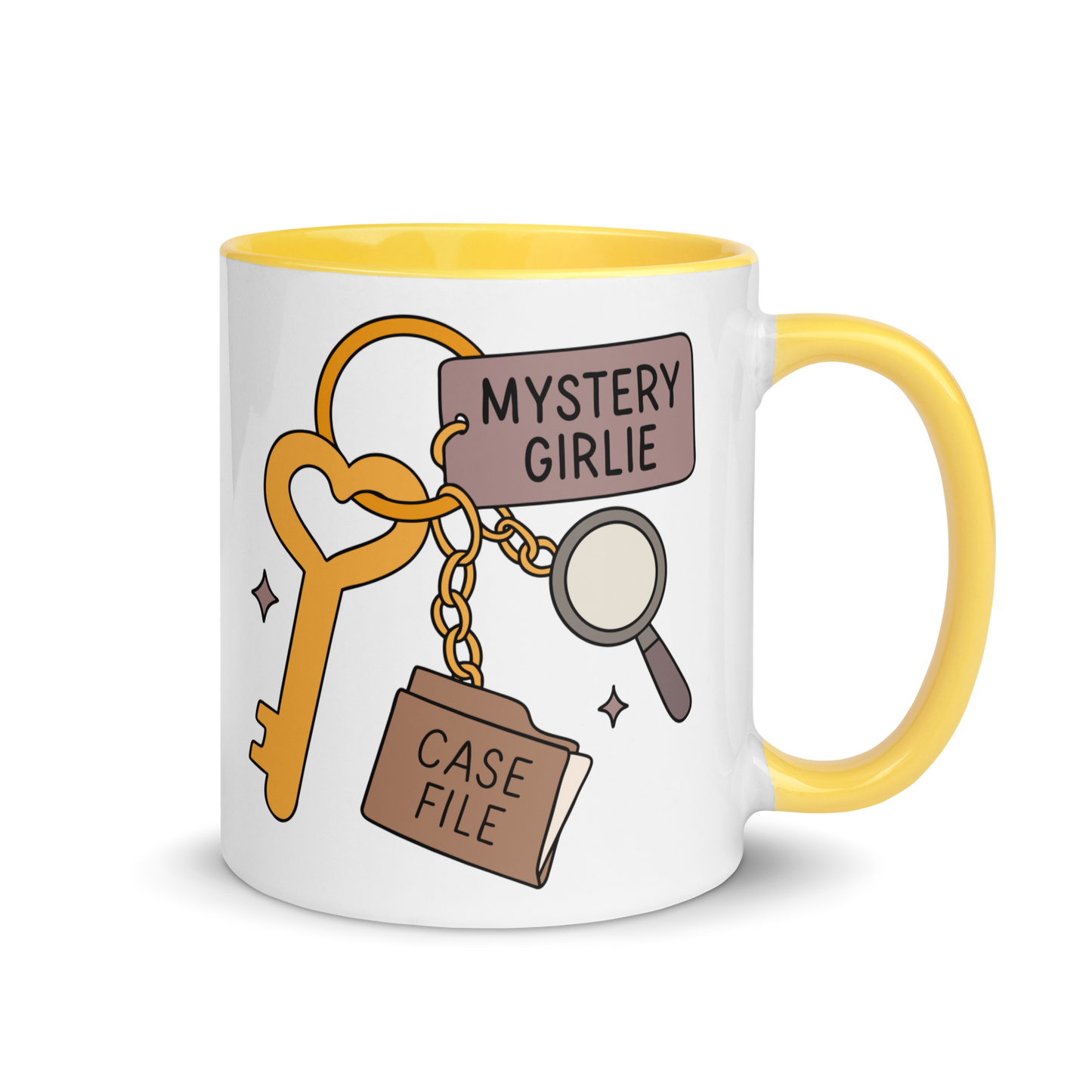 Mystery Girlie Bookish Color Mug