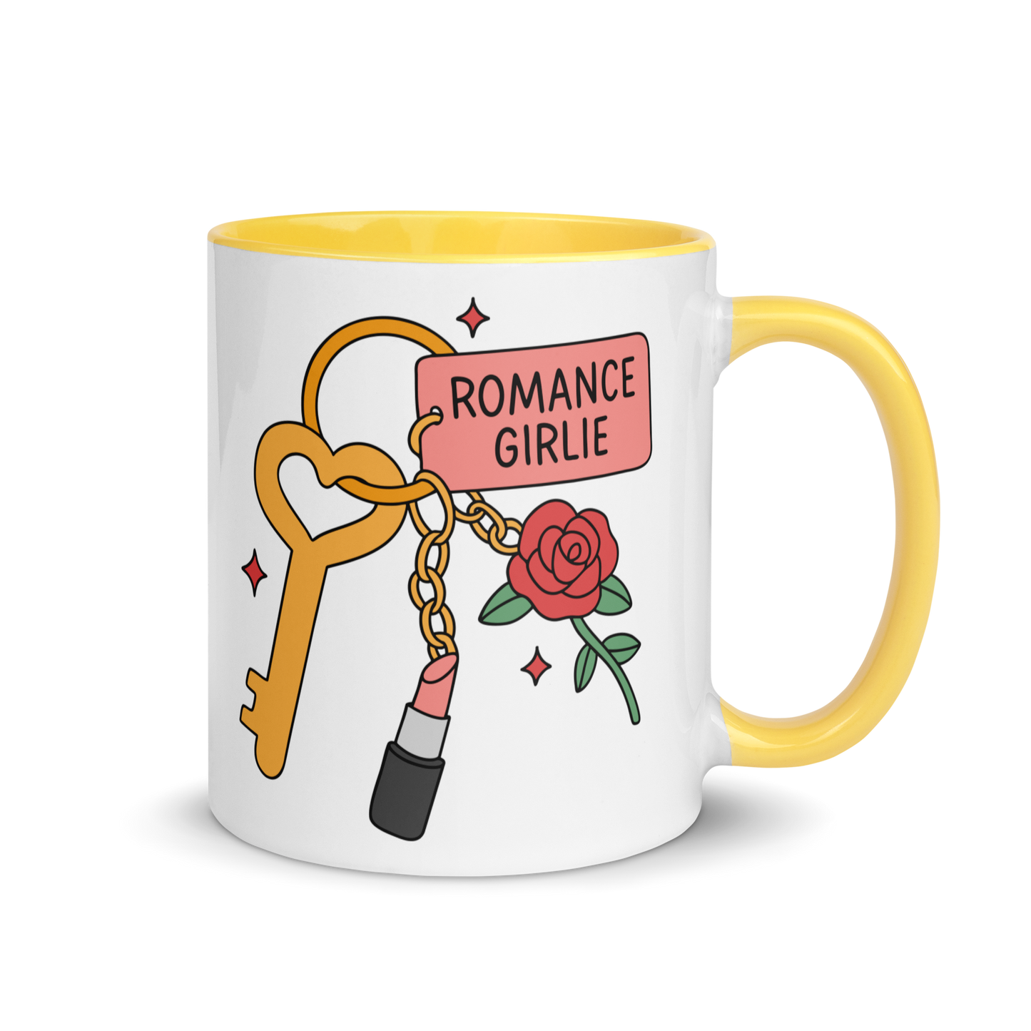 Romance Girlie Bookish Color Mug