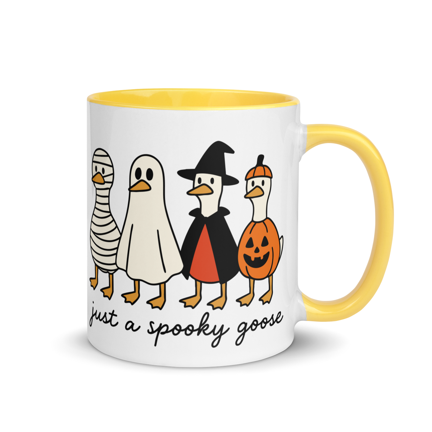 Just a Spooky Goose Halloween Color Mug