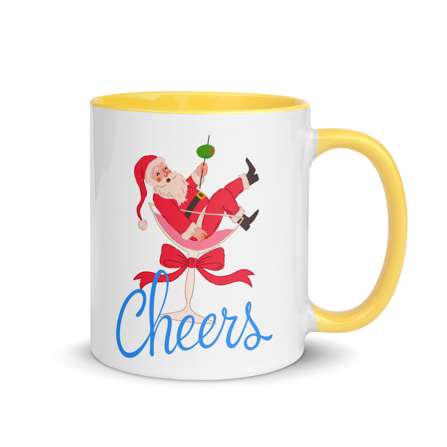 Cheers Santa Christmas Color Mug