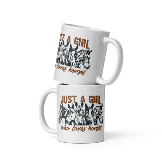 Just a Girl Who Loves Horses Mug