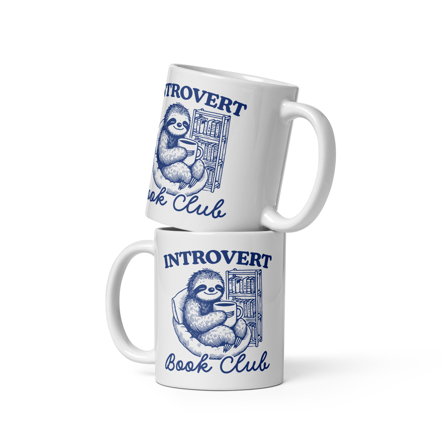 Introvert Book Club Mug
