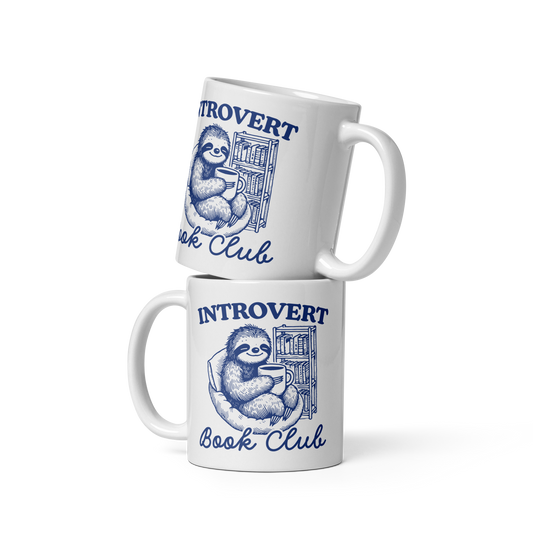 Introvert Book Club Mug