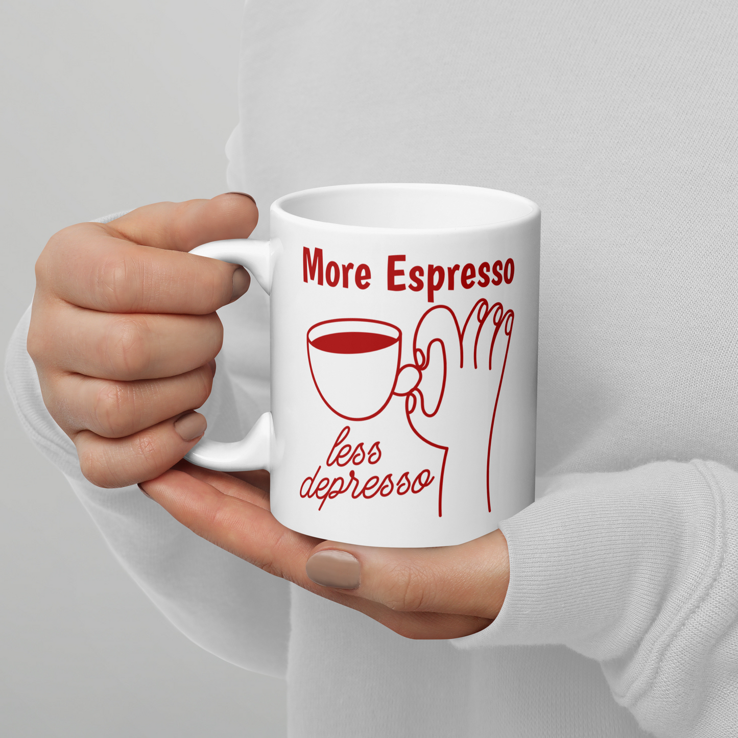 More Espresso Less Depresso Mug