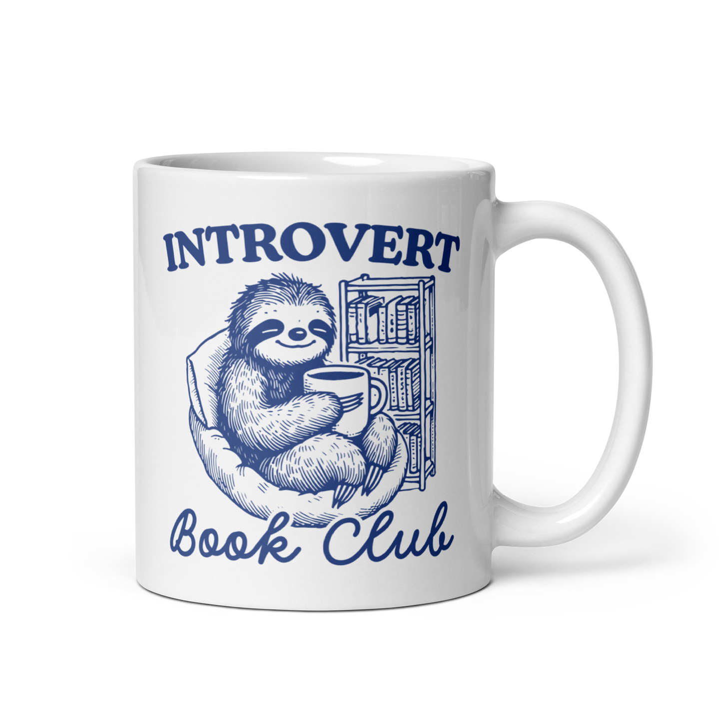 Introvert Book Club Mug