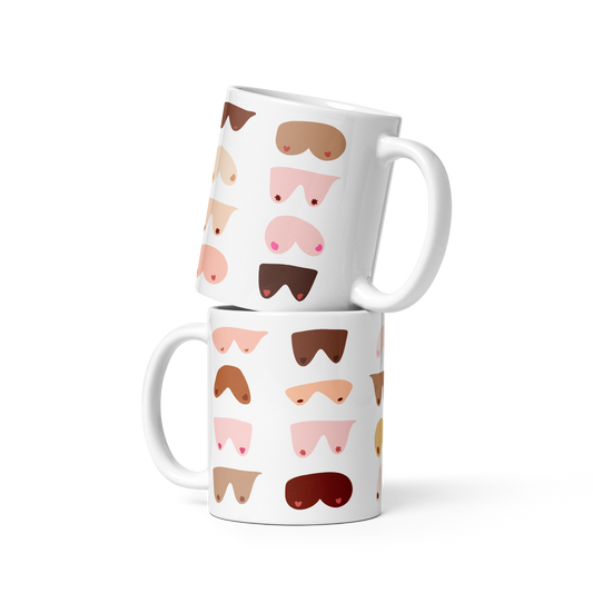 Boobies Illustration Mug