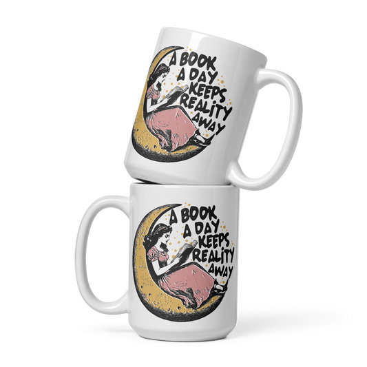 A Book A Day Reality Away Mug