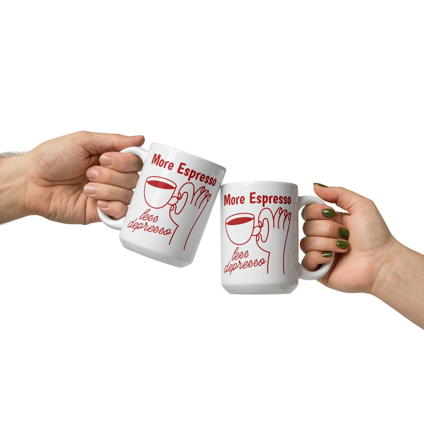 More Espresso Less Depresso Mug