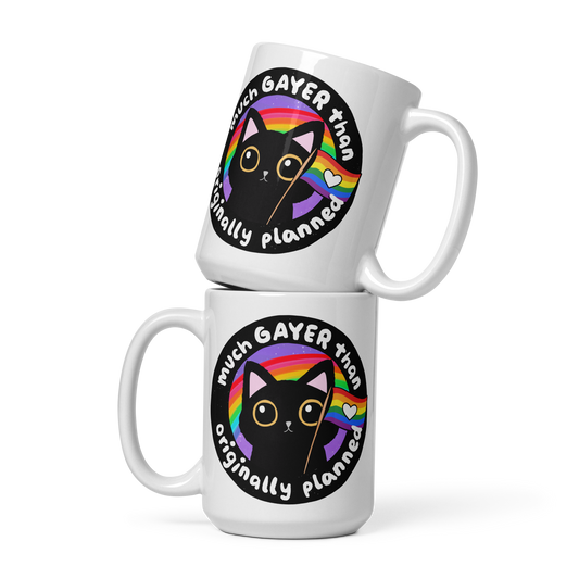 Much Gayer Than Planned Pride Mug
