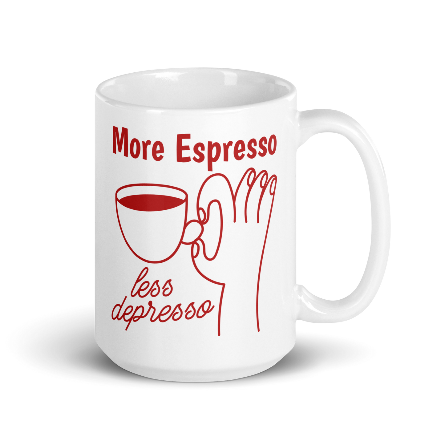 More Espresso Less Depresso Mug