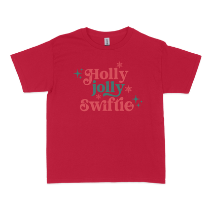 Holly Jolly Swiftie Christmas Baby Tee