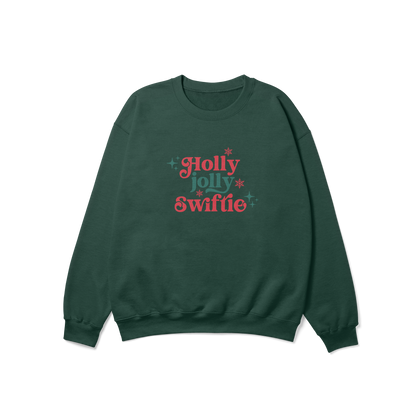 Holly Jolly Swiftie Christmas Crewneck Sweatshirt