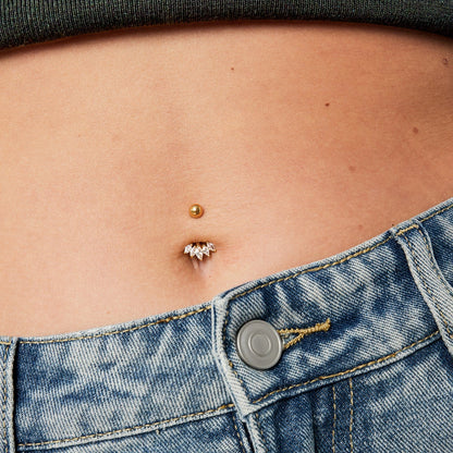 navel piercing twinkle belly