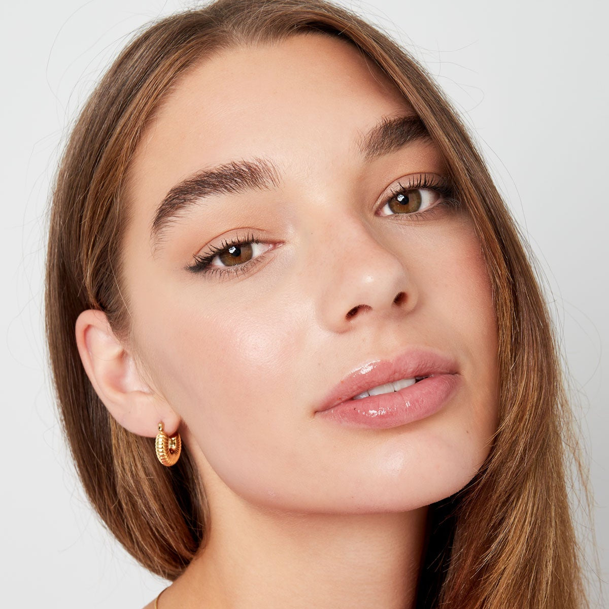 earrings aesthetic round small