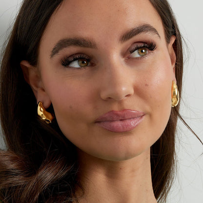 dented drop earrings