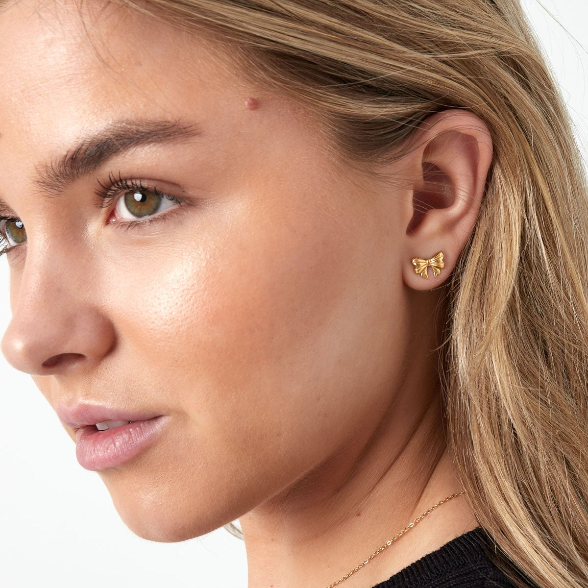 ear studs cute bow