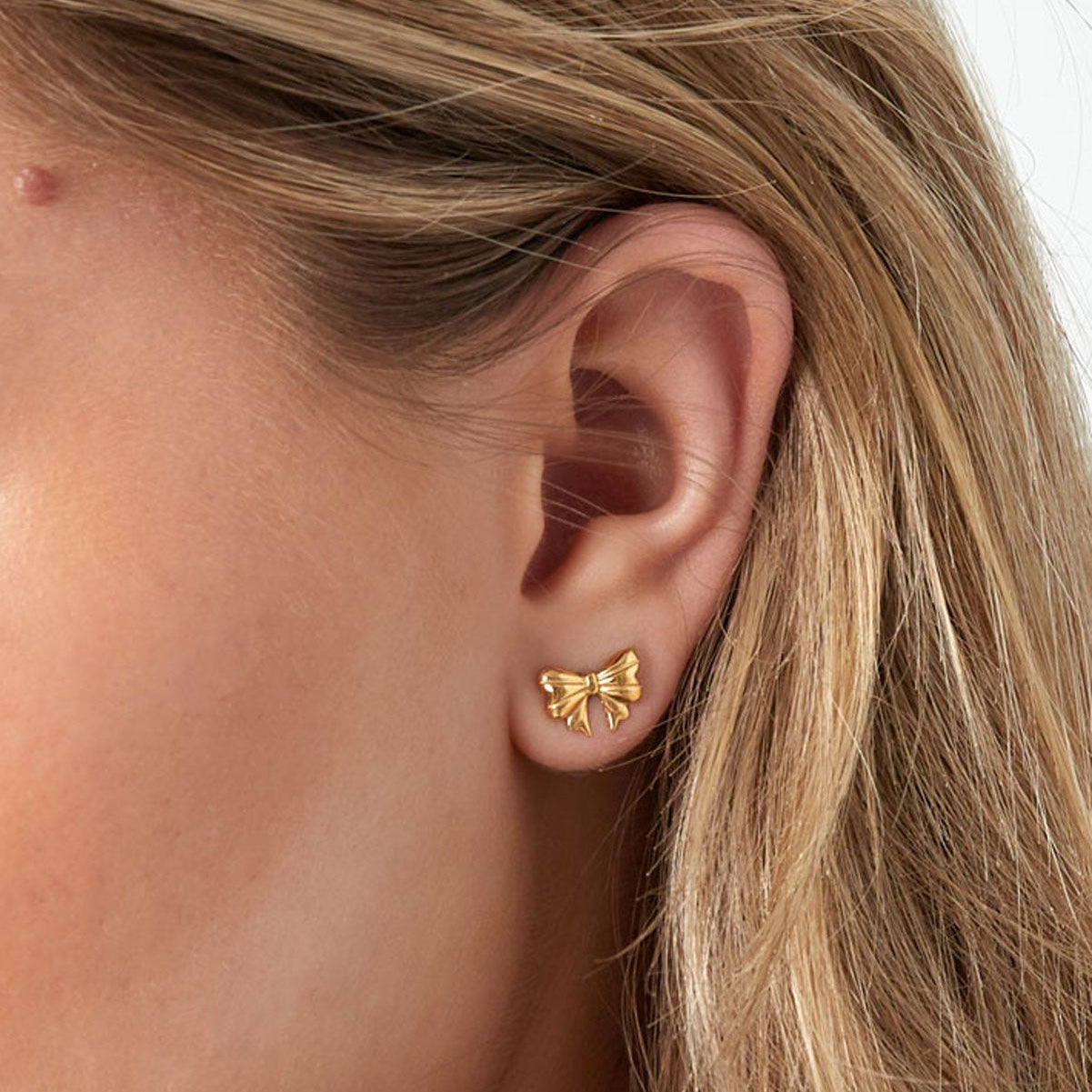 ear studs cute bow