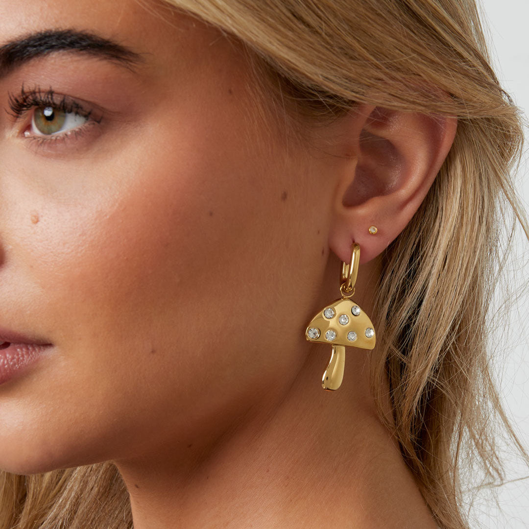 Stainless Steel Drop Earrings plant Casual Daily Simple Series Women's jewelry