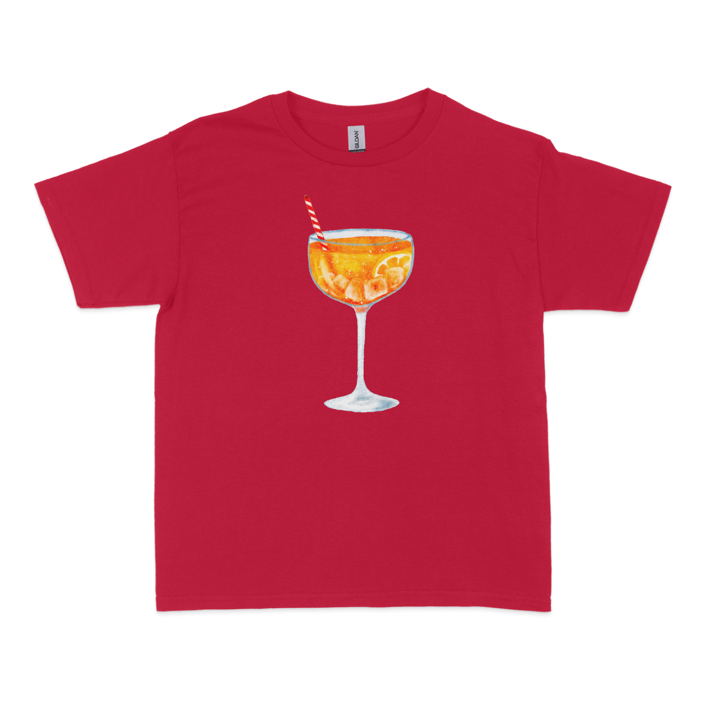 Aperol Spritz Watercolor Baby Tee