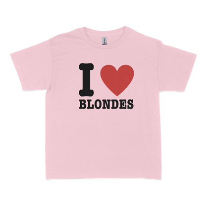 I Love Blondes Baby Tee