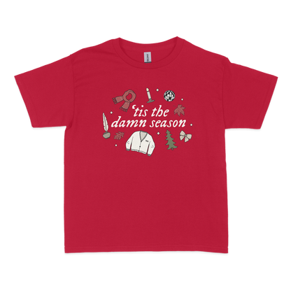 ‘Tis The Damn Season Christmas Baby Tee