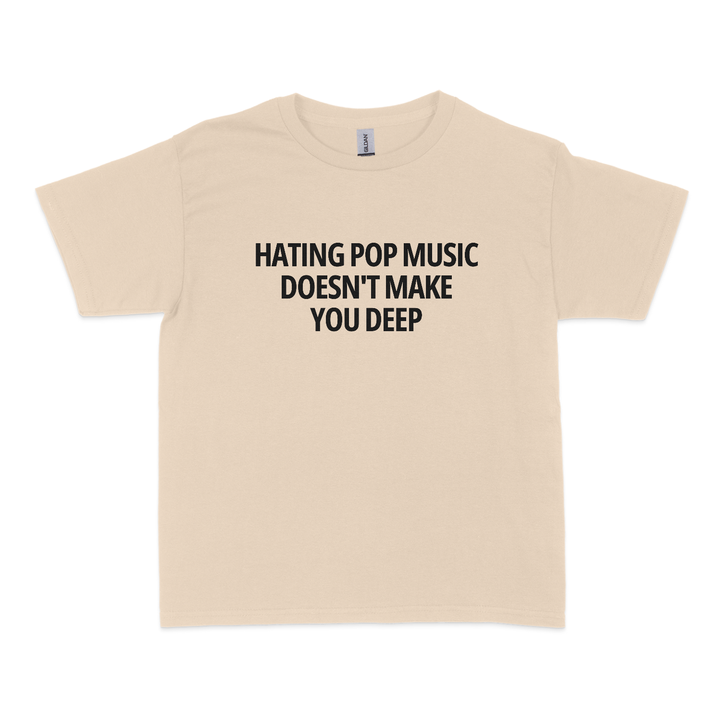 Hating Pop Music Doesn't Make You Deep Baby Tee