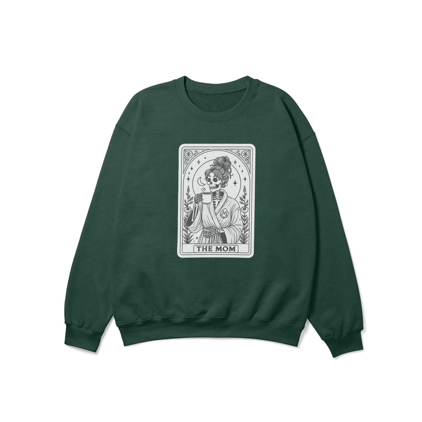 The Mom Funny Tarot Card Crewneck Sweatshirt