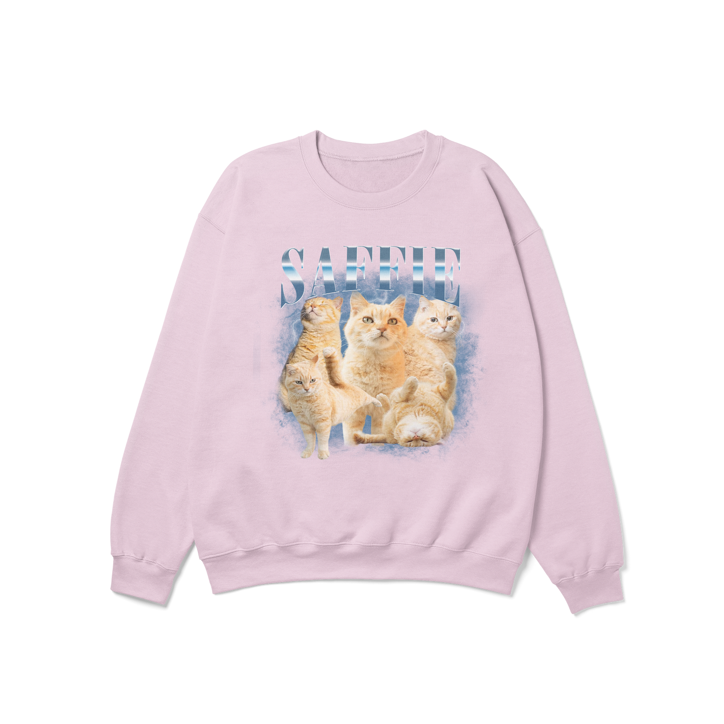 CUSTOM Your Pet 90s Retro Bootleg Crewneck Sweatshirt