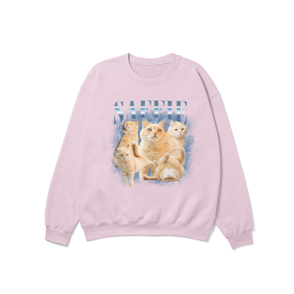 CUSTOM Your Pet 90s Retro Bootleg Crewneck Sweatshirt