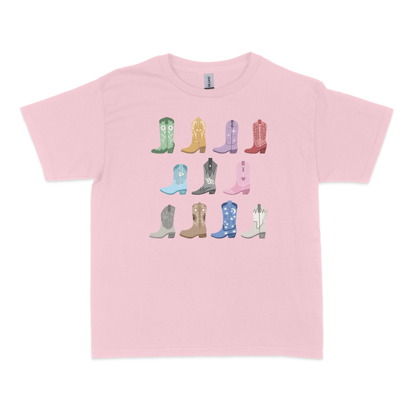 All Eras Cowgirl Boots Baby Tee
