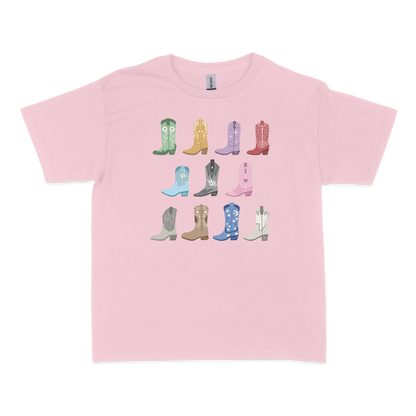 All Eras Cowgirl Boots Baby Tee
